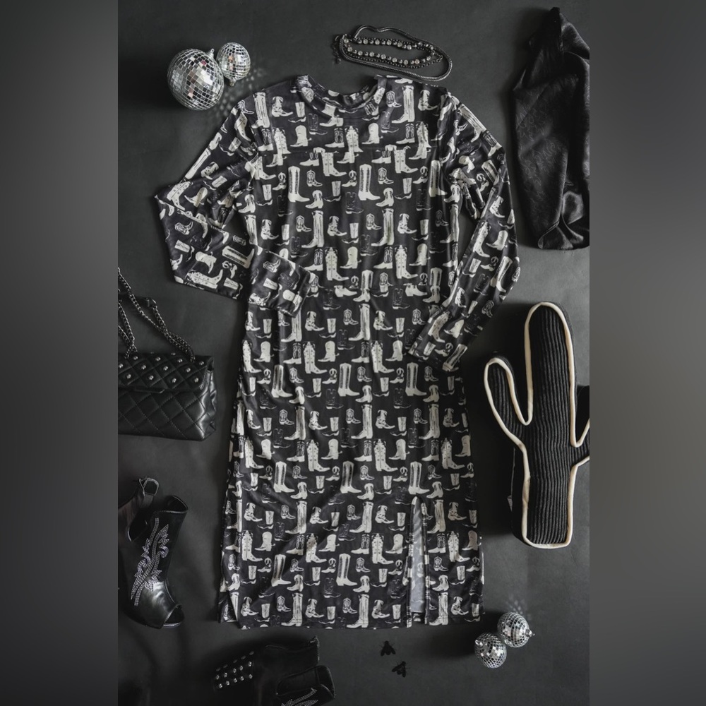 Boot Scootin’ Mesh Dress - Picture 3 of 10
